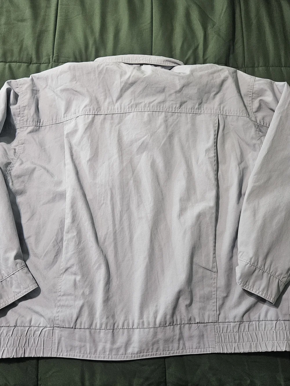 Mighty Mac Men's Light Gray Zip-Front Performance Jacket